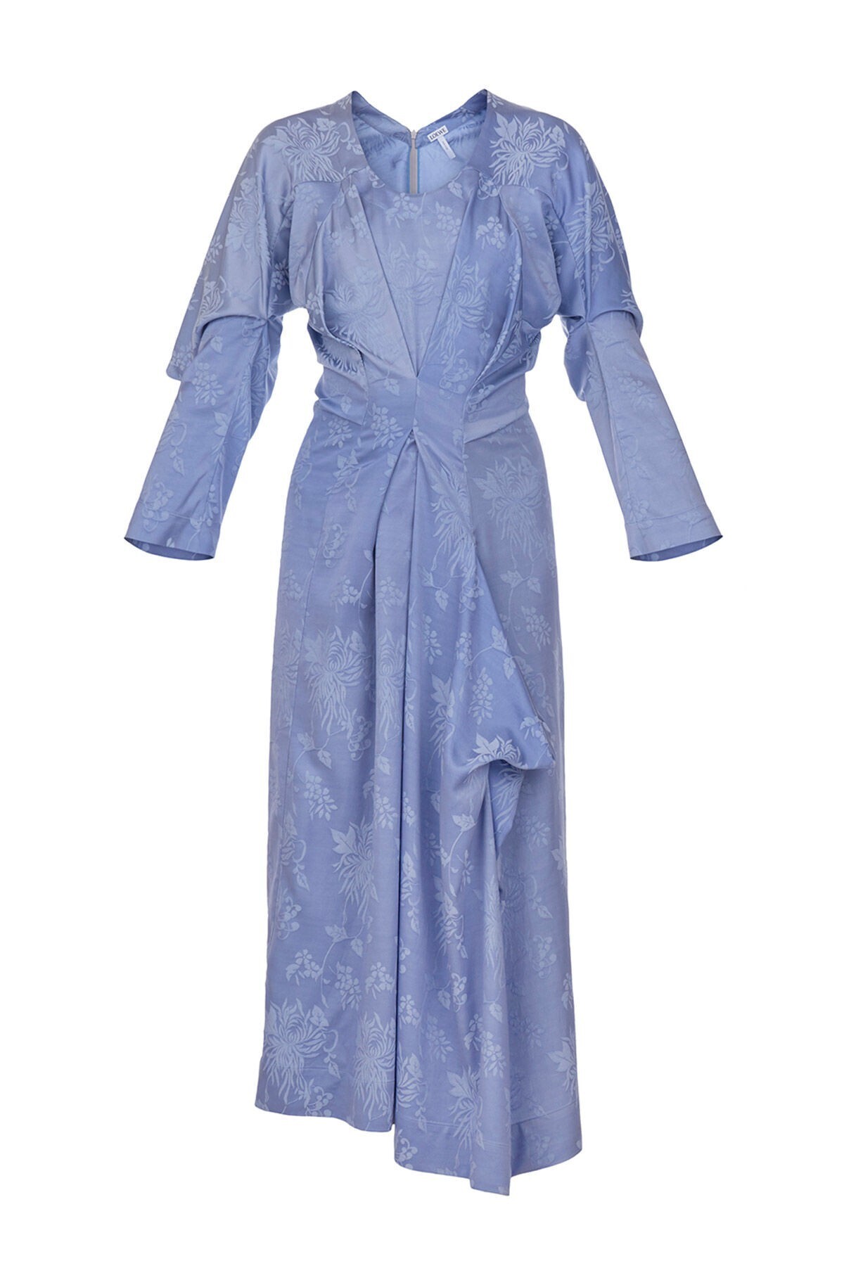 LOEWE Long Sleeve Draped Dress