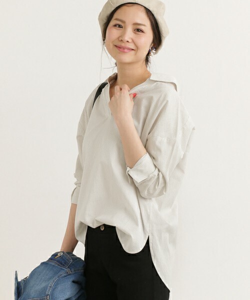URBAN RESEARCH Sonny Label バックラップスキッパーシャツ