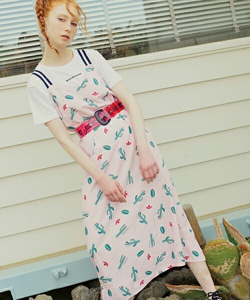 Aymmy in the batty girls CACTUS PATTERN キャミワンピ(Tシャツ付)