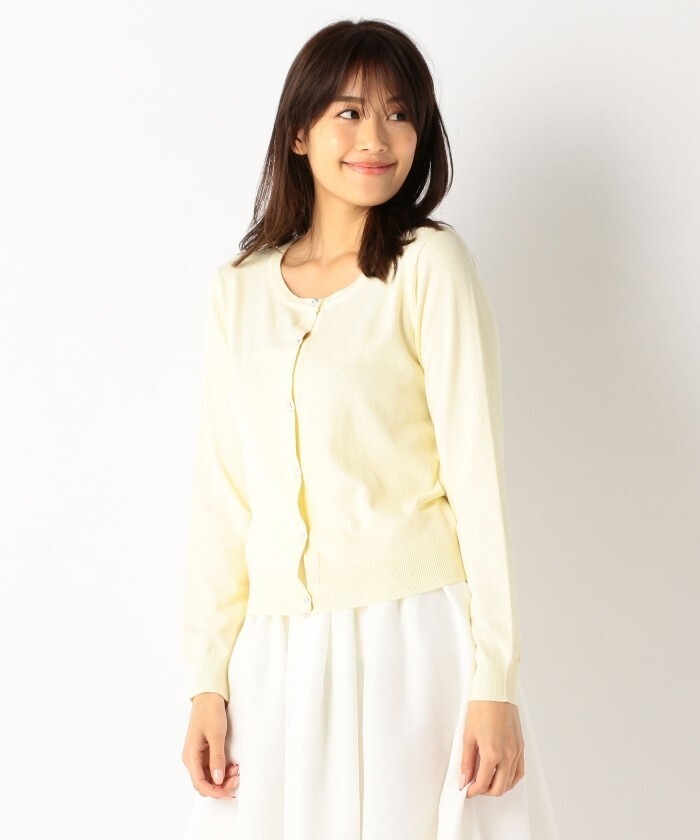 MEW'S REFINED CLOTHES クルーネックカーディガン