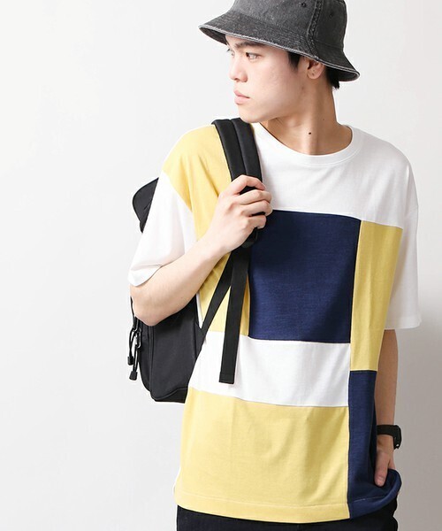 WEGO ミックスパネルカットソー