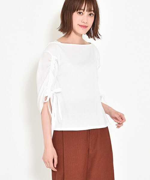 Droite lautreamont コードスリーブカットソー