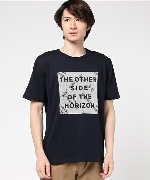 COMME CA ISM プリントTシャツ