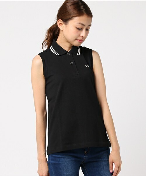 FRED PERRY Sleeveless Pique Shirt