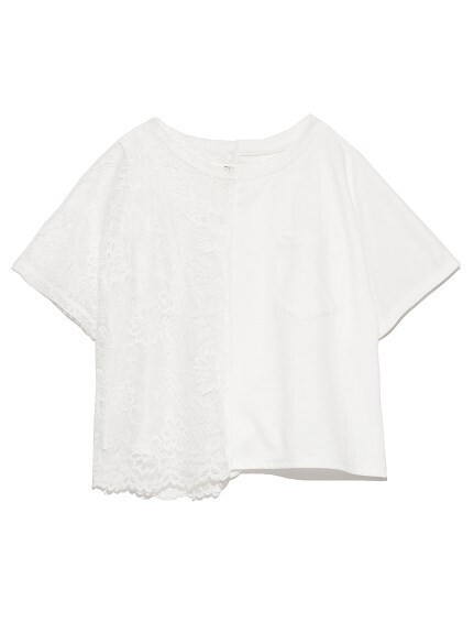 FURFUR レースコンビTシャツ