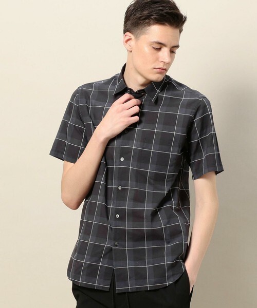 BEAUTY&YOUTH UNITED ARROWS BY チェック ショートスリーブ シャツ