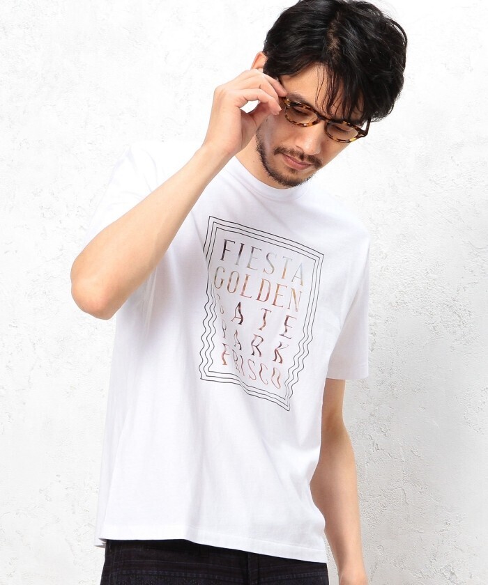 green label relaxing BC BT/FIESTA プリント Tシャツ