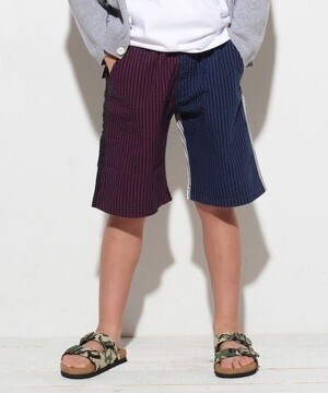 RUGGEDWORKS サッカーストライプクレージーハーフパンツ