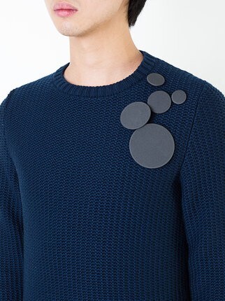 sacai ファブリックバッジセット
