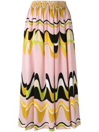 Emilio Pucci プリント フレアスカート