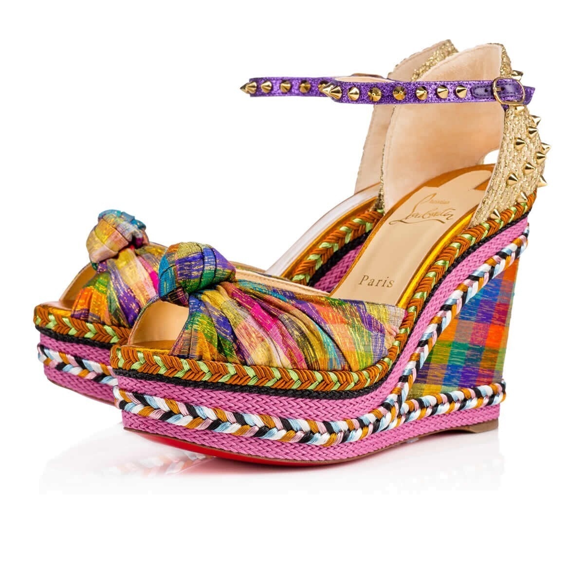 Christian Louboutin Madcarina Disco Square/Glitter Mini