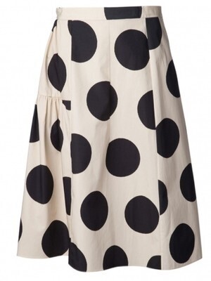 MARNI ドットフレアスカート Skirt