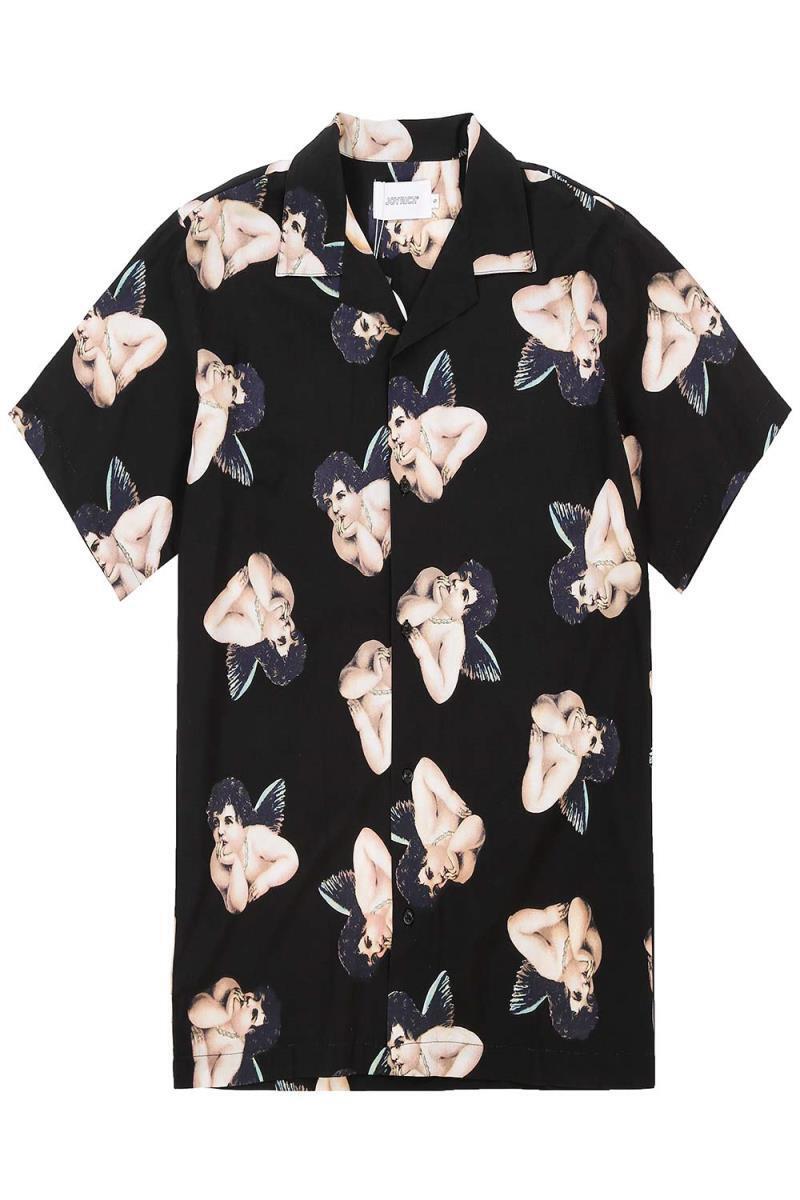 JOY RICH Being Repeat Shirt / BLACK