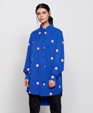 Lazy Oaf ニコニコシャツドレス