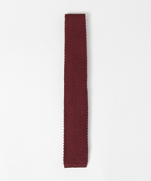 URBAN RESEARCH DOORS LIFE STYLE TAILOR SILK KNIT TIE 無地
