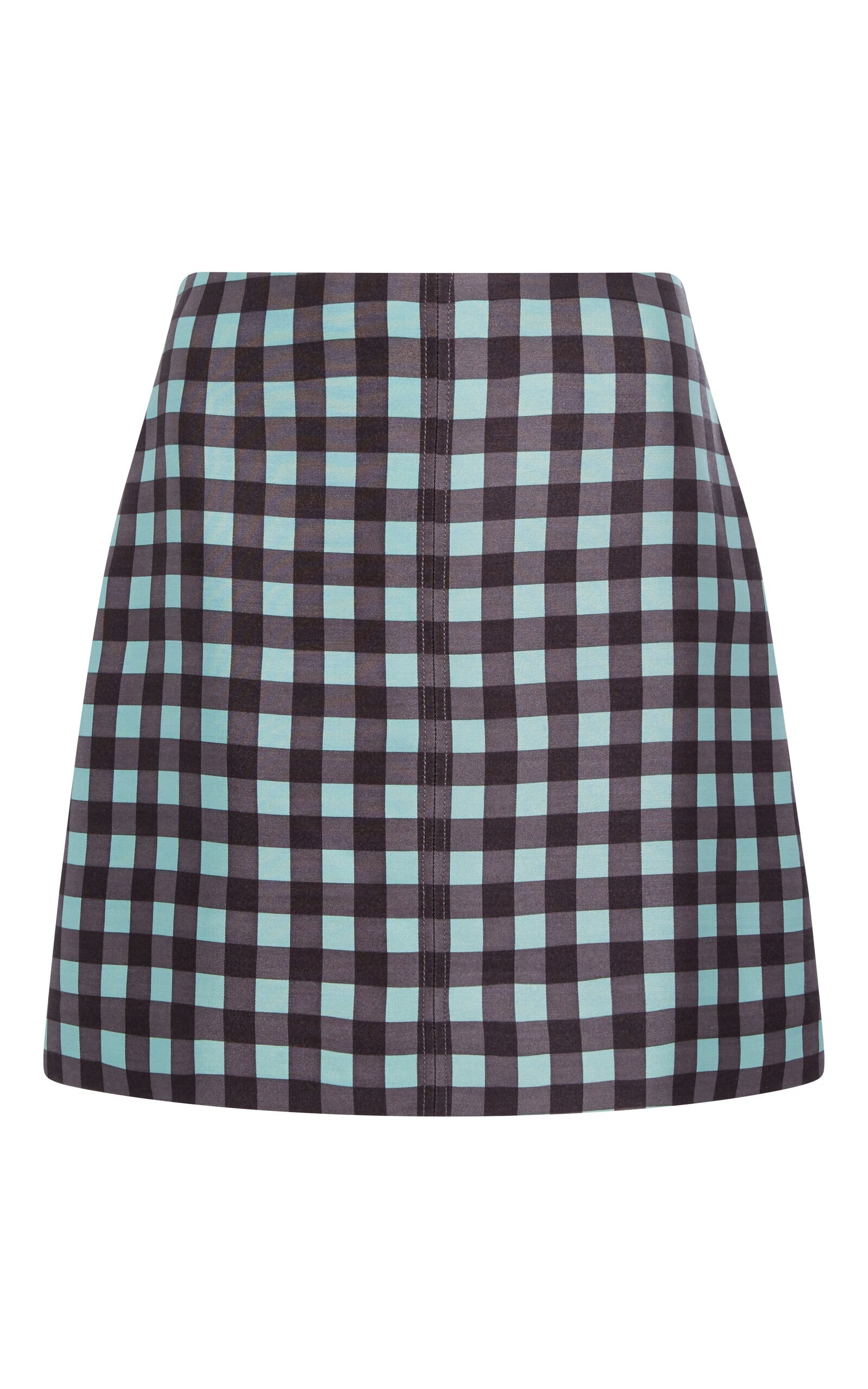 DIANE von FURSTENBERG Jenny Check Mini Skirt