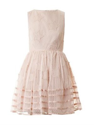 RED VALENTINO 星柄チュールドレス