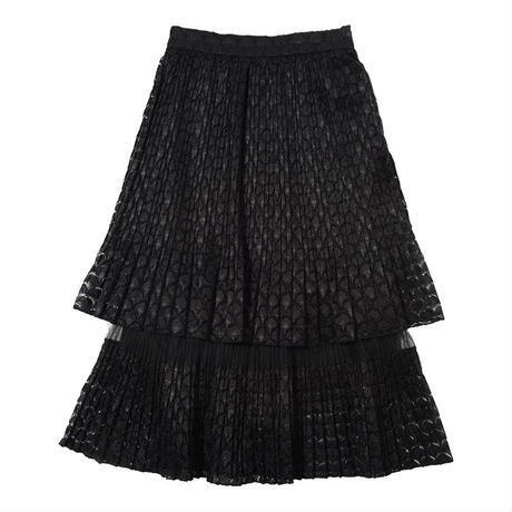 VIVIENNE TAM プレートレースレイヤースカート
