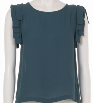 LADYMADE ショルダースリットリボンTOPS