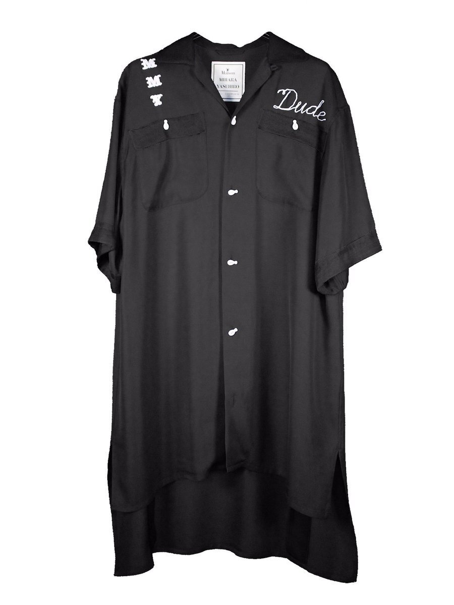 MIHARA YASUHIRO bowling shirt