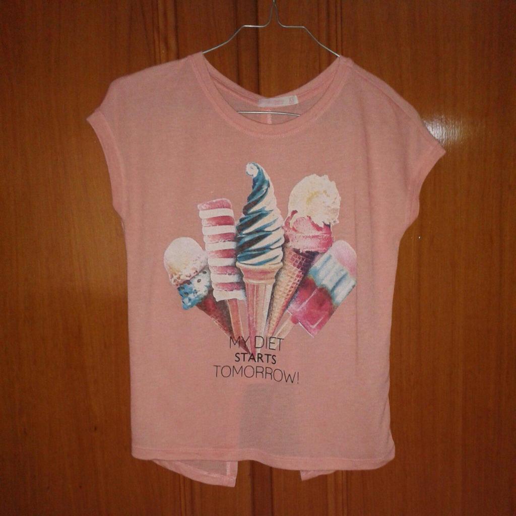 Bershka "My Diet Starts Tomorrow" T-shirt