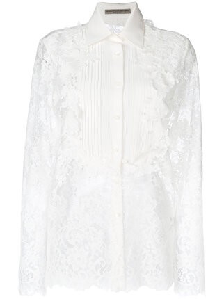 ERMANNO SCERVINO レースシャツ
