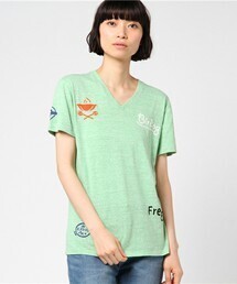 birdog 手刺繍Tシャツ -BEER-