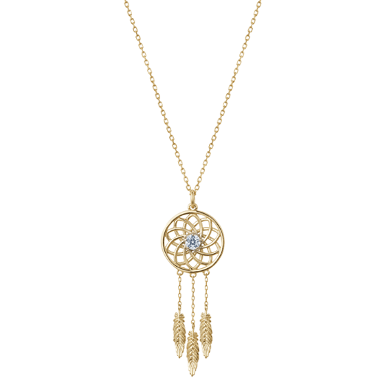 festaria bijou SOPHIA K10イエローゴールド Wish upon a star ダイヤモンド ネックレス