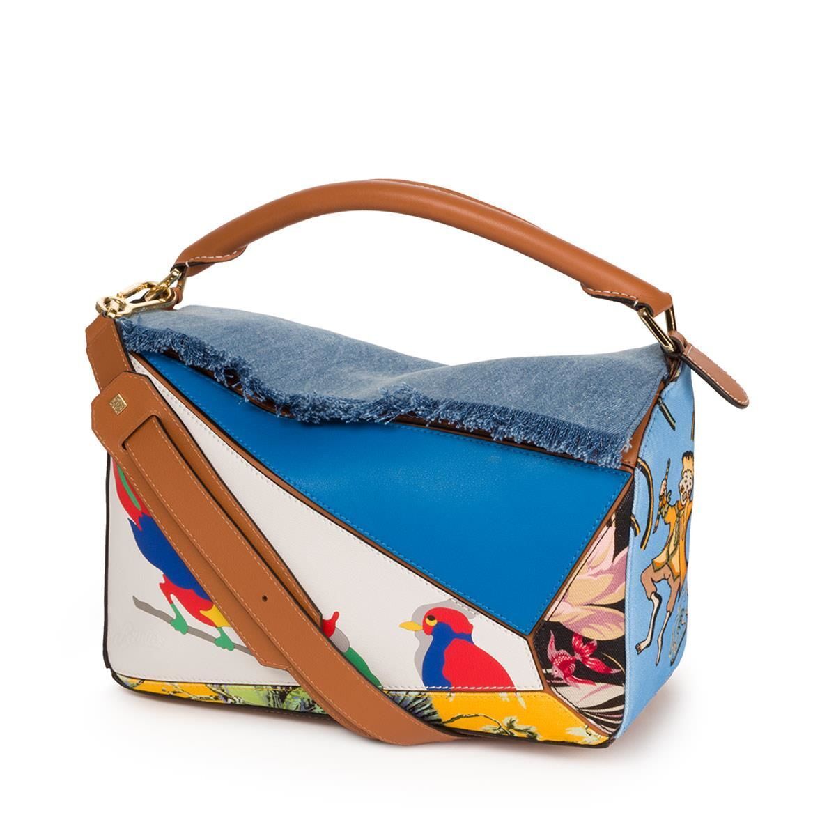 LOEWE Puzzle Paulas Ibiza Bag Multicolour