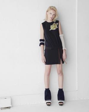 NAIFE Smooth jersey one-piece
