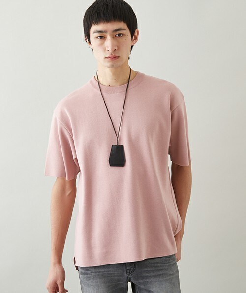 STUDIOUS ミラノリブニットＴシャツ