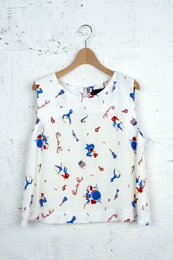 RUMBLE RED Atomic Pattern No Sleeve
