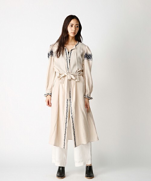 moussy EMBROIDERY DRESS