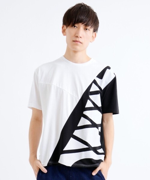 MAISON TOKYO MEN ビッグプリントプルオーバー