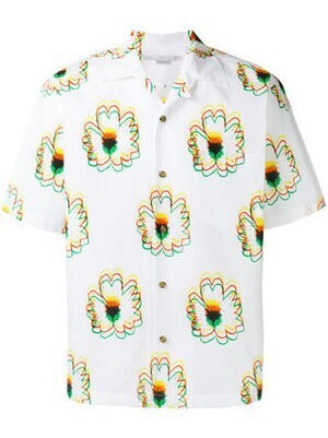 Stella McCartney フローラルプリント ボーリングシャツ