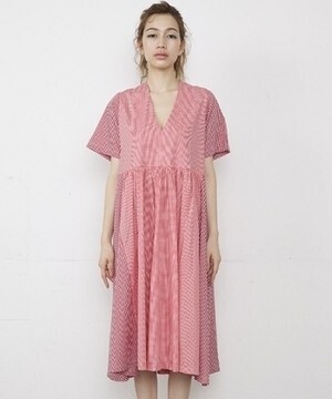 Little sunny bite checker long dress