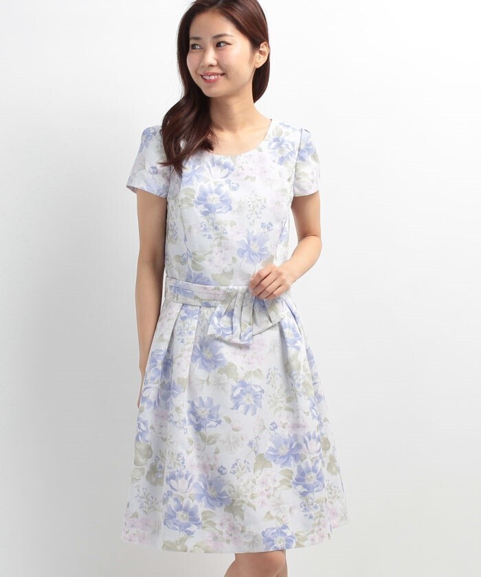 Debut de Fiore サマーフラワープリントワンピース
