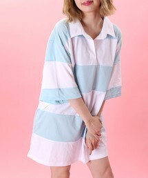 W♡C ビッグラガーシャツ
