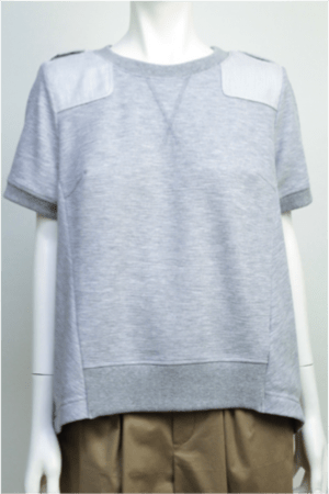 trois 【T171-82024】trois/クルーネックカットソー