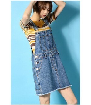 AZUL by moussy Denimサロペット