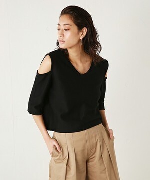 RIM.ARK CUT OPEN SHOULDER TOPS