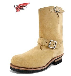 RED WING 11inch エンジニアブーツ　ベージュスエード