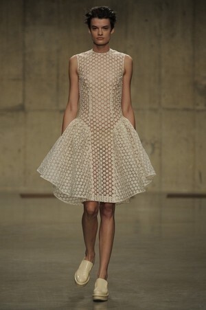 Simone Rocha フローラル・ウーヴン・ドレス