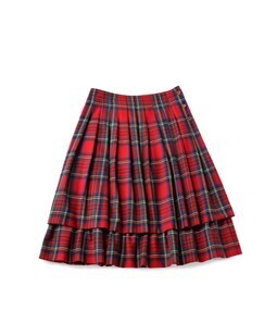 Jane Marple Wool tartan dirndl skirt