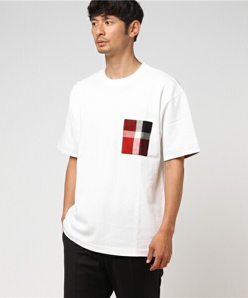 BLACK LABEL CRESTBRIDGE ビッグシルエットクレストブリッジチェックポケT