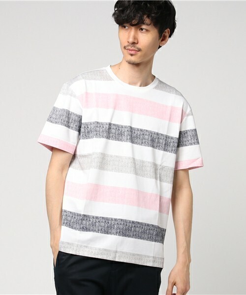 BLACK LABEL CRESTBRIDGE ブロッキングボーダーT