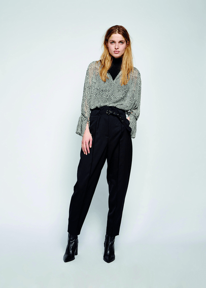 DOROTHEE SCHUMACHER COOL AMBITION HIGH WAISTED RELAXED FIT PANTS