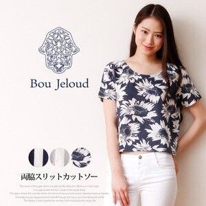 Bou Jeloud 両脇スリットカットソー