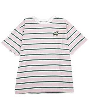 PUNYUS FUGUドッグボーダーTシャツ