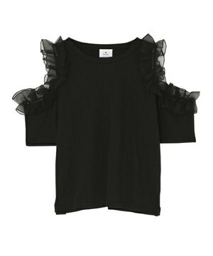 merry jenny フリルショルダーＴシャツ